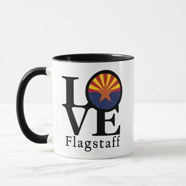LIEBE Flagstaff Aizona 11oz Tasse (Links)