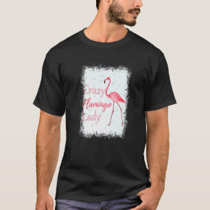 Liebe Flamingos Crazy Flamingo Lady T-Shirt