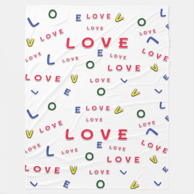 Liebe Fleecedecke (Vorderseite)