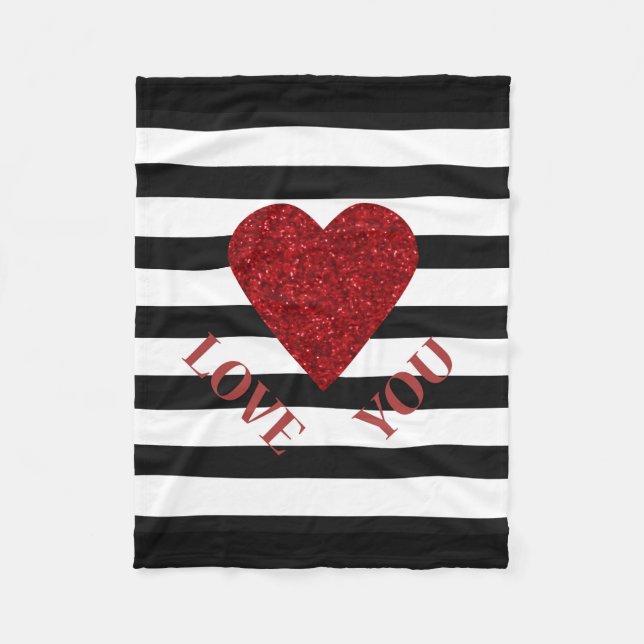 Liebe Fleecedecke (Vorderseite)