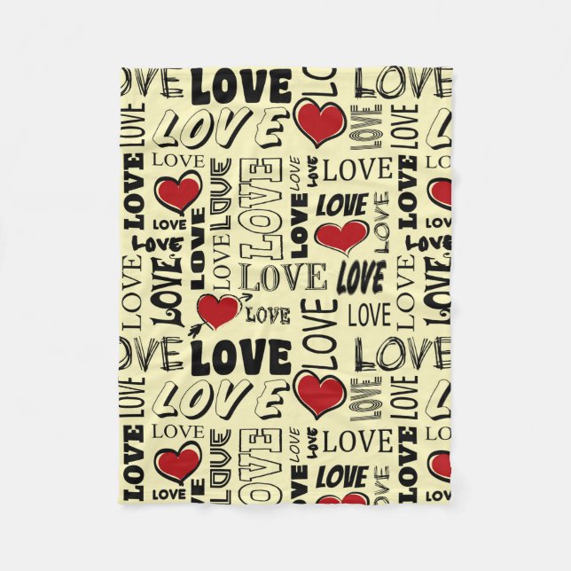 Liebe Fleecedecke (Vorderseite)