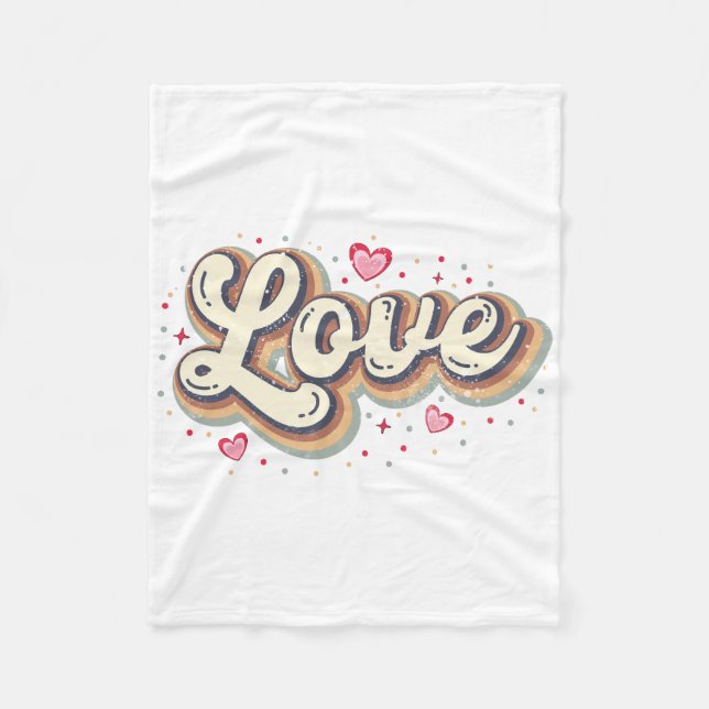 Liebe Fleecedecke (Vorderseite)