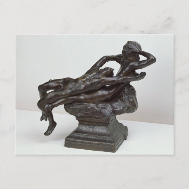 Liebe Fleeing, 1881 Postkarte (Vorderseite)