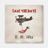 LIEBE FLIGHT Wedding Save the Date