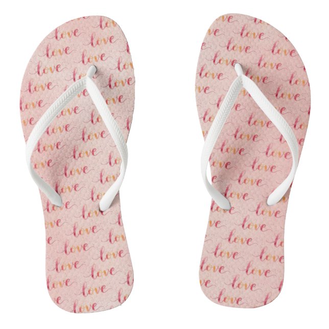 Liebe Flip Flops (Fußbett)
