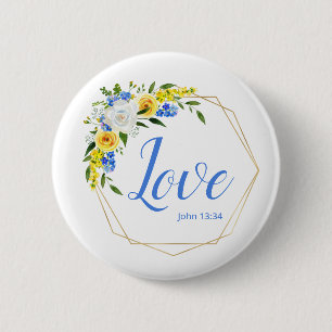Liebe Floral Button