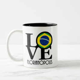 LIEBE Florianópolis 11oz Zweifarbige Tasse