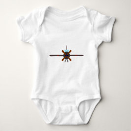 Liebe Flugzeug Baby Strampler