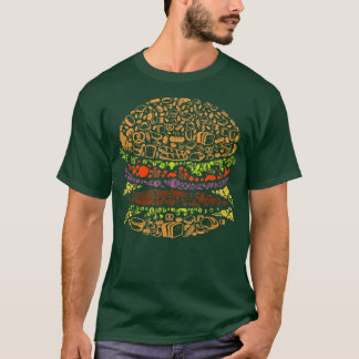 Liebe Food Cooking Funny Hamburger T-Shirt