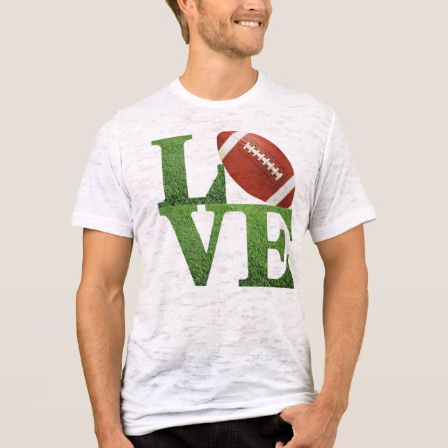 Liebe Football T-Shirt (Vorderseite)