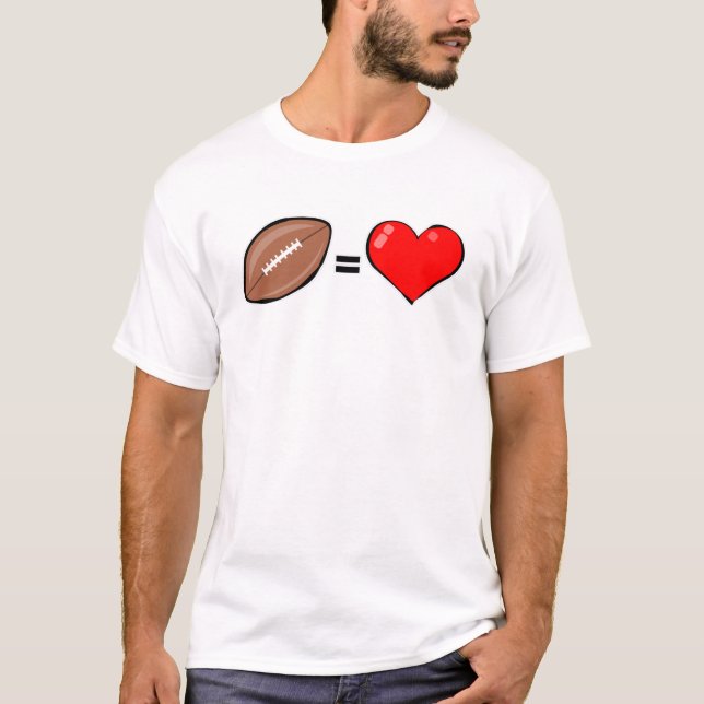 Liebe Football T-Shirt (Vorderseite)