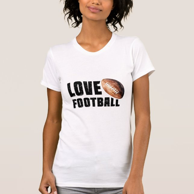 Liebe Football T-Shirt (Vorderseite)