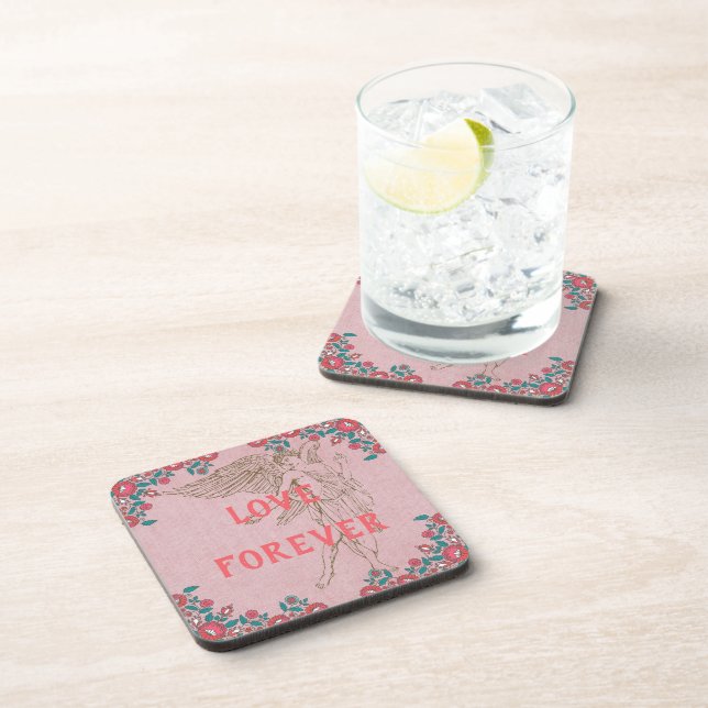 Liebe Forever Beverage Coaster Getränkeuntersetzer (Rechte Seite)