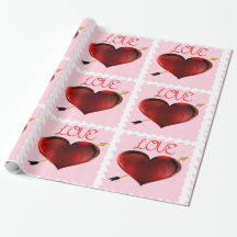 Liebe Forever Briefmarke Packpapier
