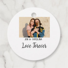 Liebe Forever LGbtq Paar Stolz hinzufügen Fotoname Geschenkanhänger