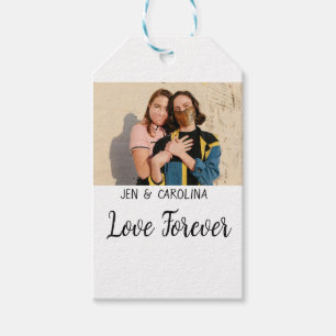 Liebe Forever LGbtq Paar Stolz hinzufügen Fotoname Geschenkanhänger