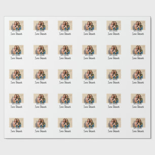 Liebe Forever LGbtq Paar Stolz hinzufügen Fotoname Geschenkpapier