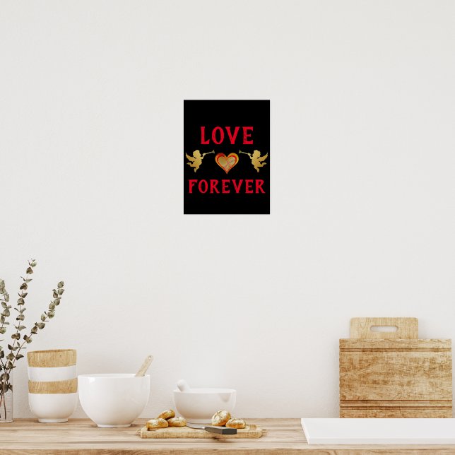 Liebe Forever Poster (Küche)