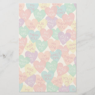 Liebe-Form-Hintergrund Briefpapier