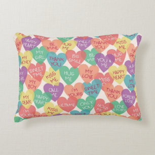 Liebe-Form-Hintergrund Zierkissen