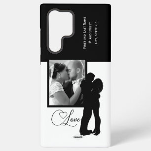 Liebe Foto Handy Case mit grafischem HAMbWG Samsung Galaxy Hülle