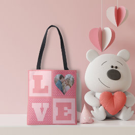 Liebe Foto Pink Hearts Muster Valentines
