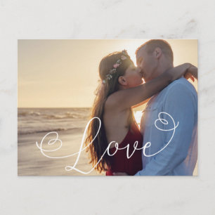 Liebe Foto Postkarte