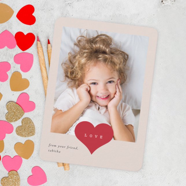 Liebe Foto  Valentinstag Dankeskarte (Von Creator hochgeladen)