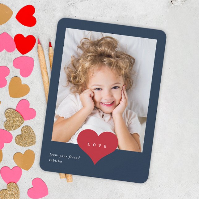 Liebe Foto  Valentinstag Dankeskarte (Von Creator hochgeladen)