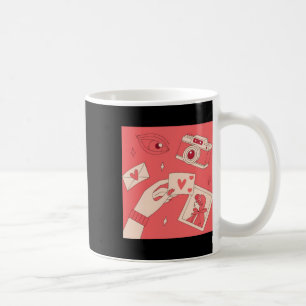 Liebe Fotografie Augen Kamera Digitale Kunst Illus Kaffeetasse