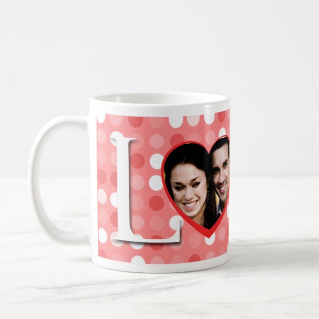 Liebe Fotovorlage Geschenkidee Tasse (Links)