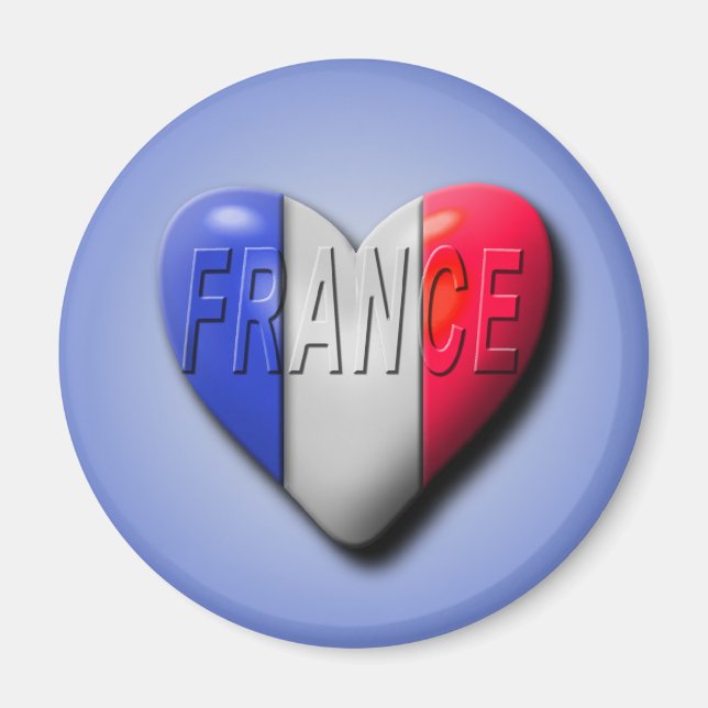 Liebe Frankreich Magnet (Vorne)