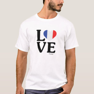 Liebe Frankreich T-Shirt