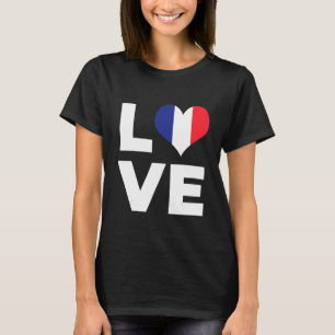 Liebe Frankreich T-Shirt