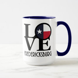 LIEBE Fredricksburg Texas 15oz Tasse