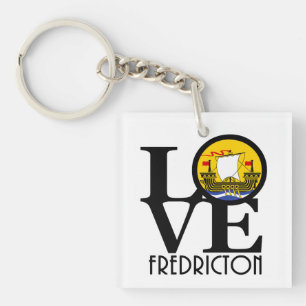 LIEBE Fredrickton New Brunswick Schlüsselanhänger