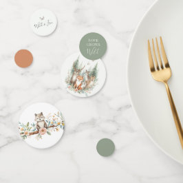 Liebe frei wachsen konfetti