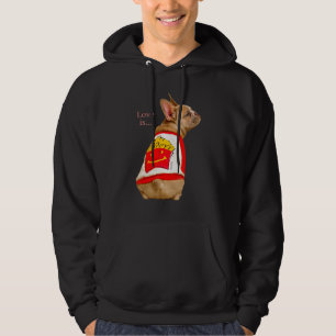 Liebe French Bulldog Frenchie Mama Vater Dog Puppy Hoodie