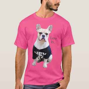Liebe French Bulldog Frenchie Mama Vater Dog Puppy T-Shirt