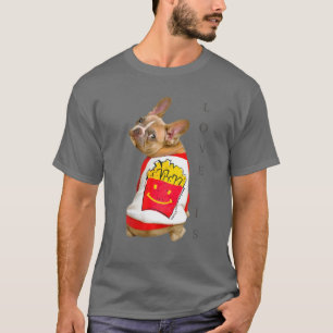 Liebe French Bulldog Frenchie Mama Vater Hund Welp T-Shirt