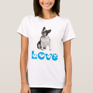 Liebe French Bulldog Welpe Dog T - Shirt