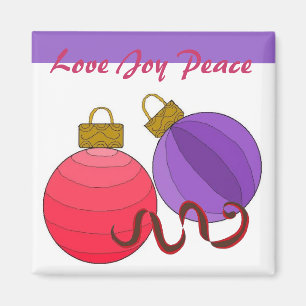 Liebe Freude Frieden Magnet