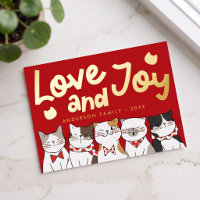 Liebe & Freude Moderne lustige süße Katzen singen