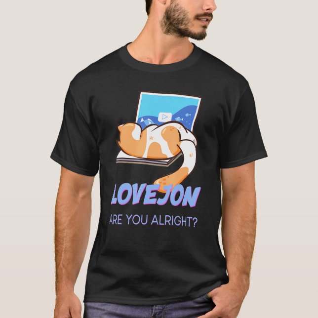 Liebe Freude sind Sie schon langweilig Katze für M T-Shirt (Vorderseite)