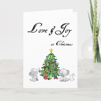 Liebe & Freude zu Weihnachten - KARTE