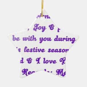 "Liebe Freunde" Feierliche Hochzeit Gruß Keramikornament