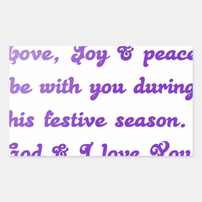 "Liebe Freunde" Feierliche Hochzeit Gruß Rechteckiger Aufkleber (Vorderseite)