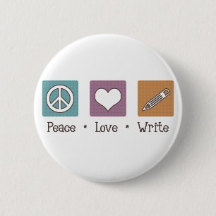 Liebe Frieden Button