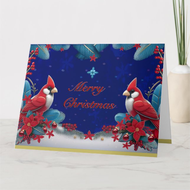 Liebe, Frieden, Freude: Ein Weihnachtssegen Karte (Vorderseite)