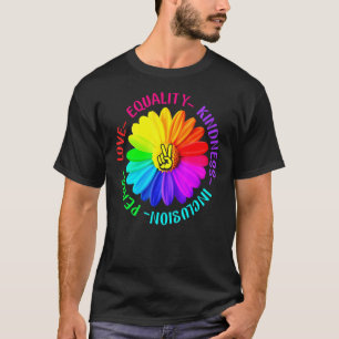Liebe Frieden Güte Gleichheit Integration Friedens T-Shirt